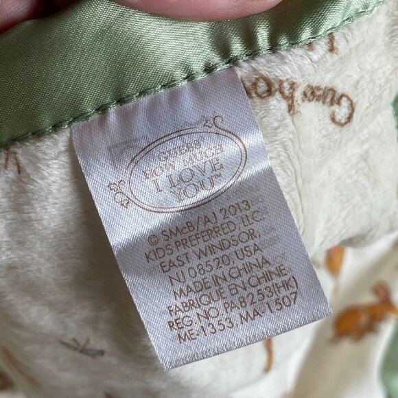 NEW Guess How Much I Love You Satin Bunny Security Blanket Lovey Plush Baby Toy - Picture 8 of 8